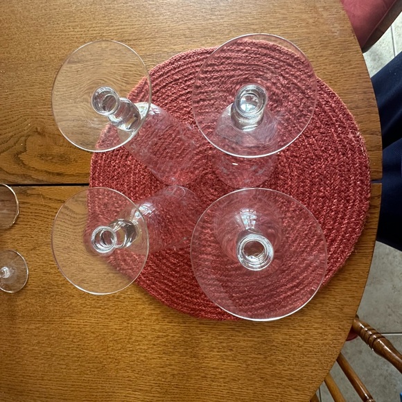 Vintage Etched Stemmed Glassware - Picture 4 of 5